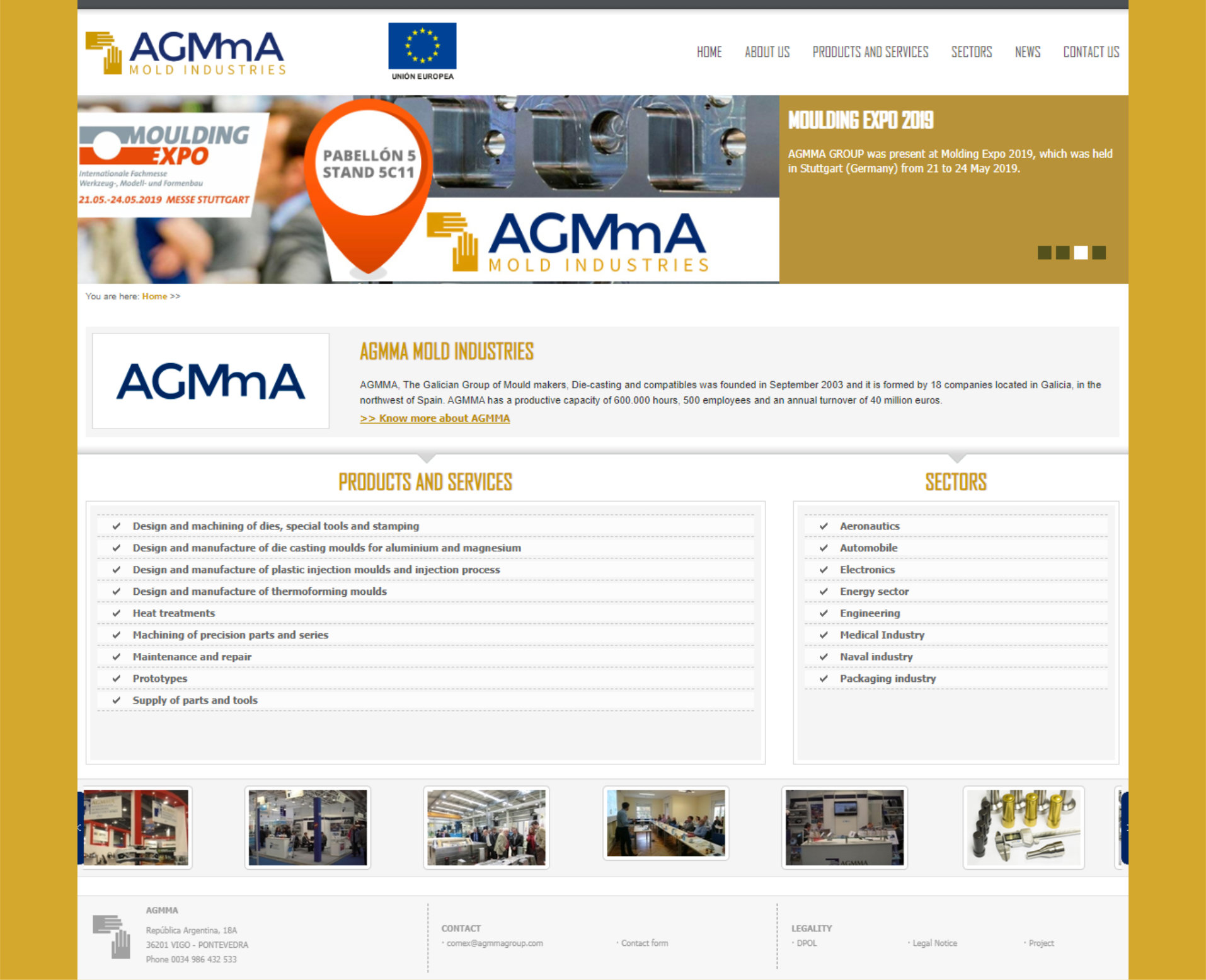 AGMMA GROUP CORPORATE WEBSITE