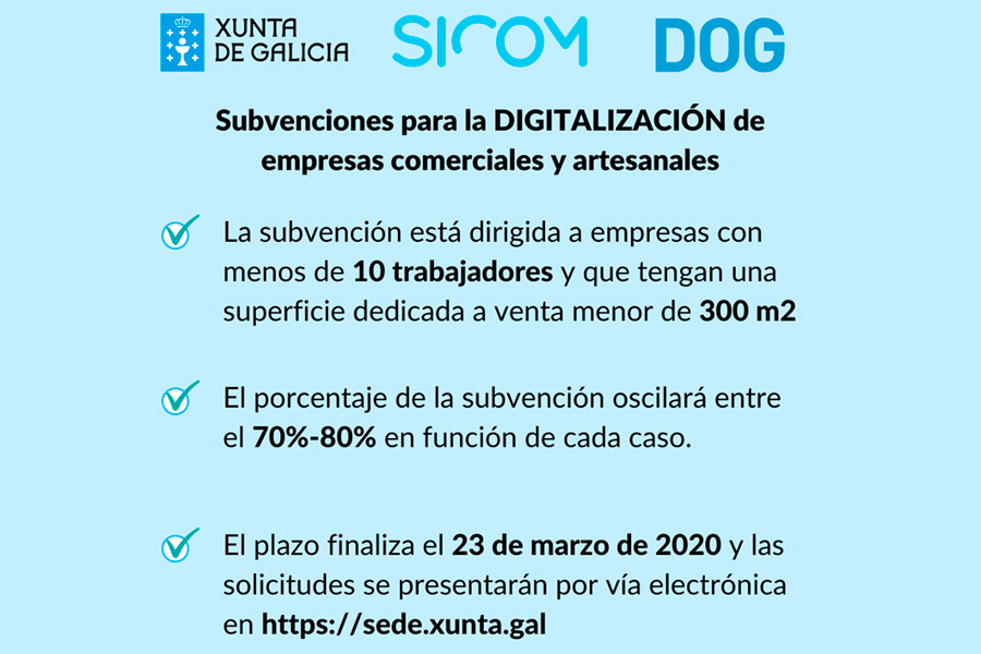 Subvenciones digitalización