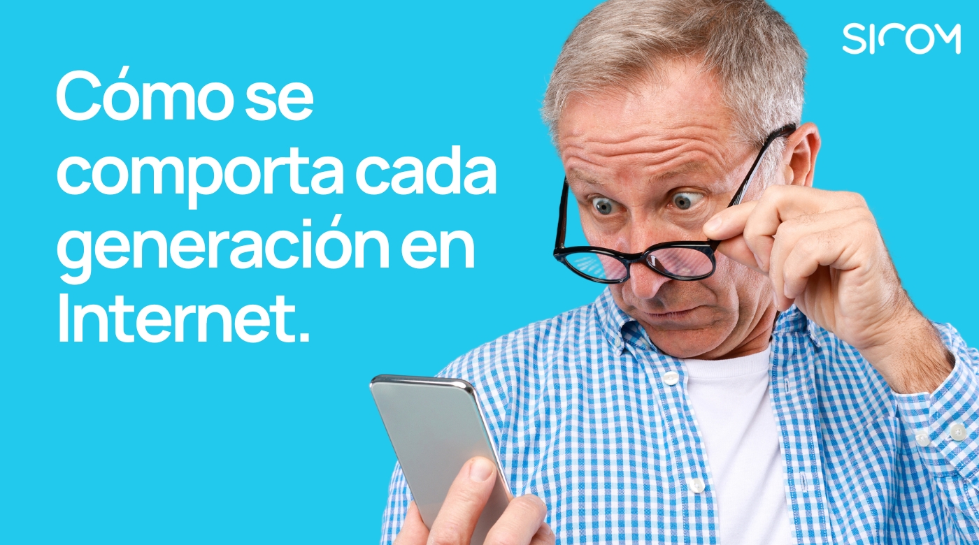 Cómo se comporta cada generación en Internet