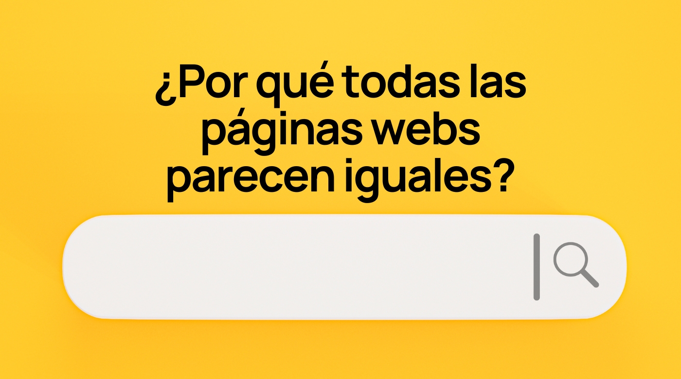 todas las páginas web se parecen