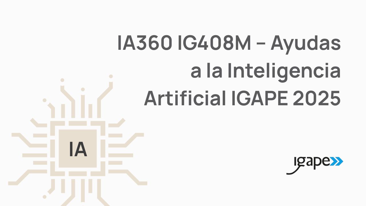 Ayudas a la Inteligencia Artificial IGAPE 2025