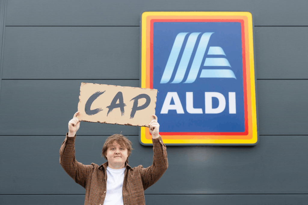 ejemplos de campañas de marketing creativas - aldi con capaldi